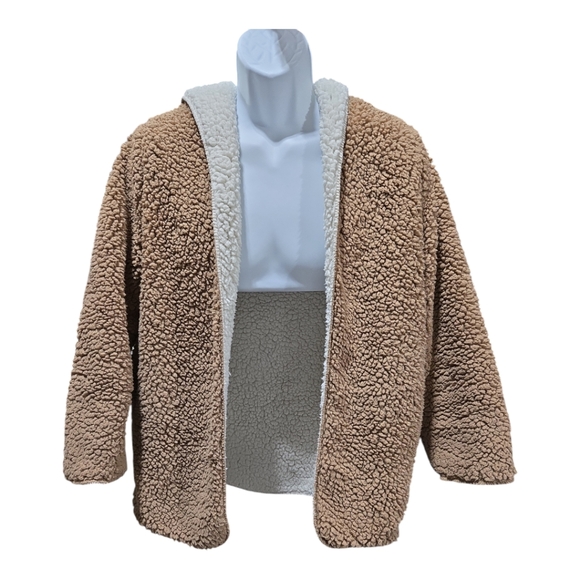 Emma's Expressions Maternity Sherpa Jacket  Women's Size Small - Picture 2 of 4